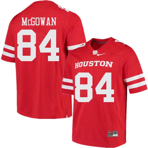 Men #84 Cole McGowan Houston Cougars College Football Jerseys Sale-Red - Click Image to Close